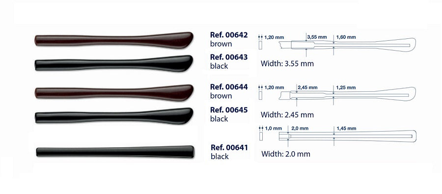 Acetate Tips for Flat Sides