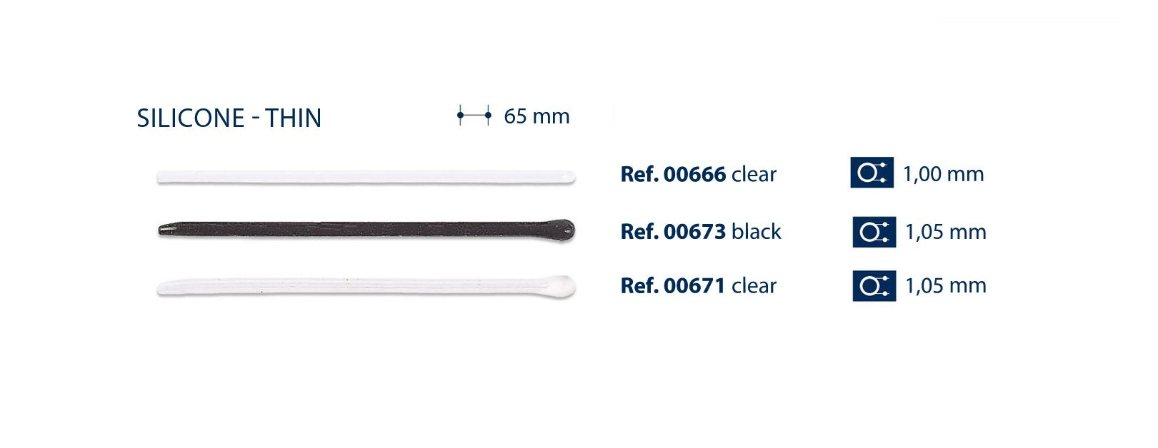 Titanium Sides - Silicone Tips