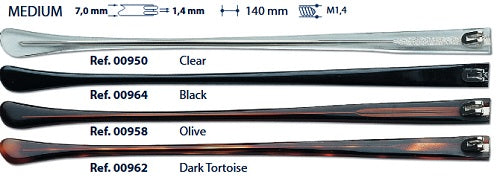 Acetate Temples Medium 1.4mm