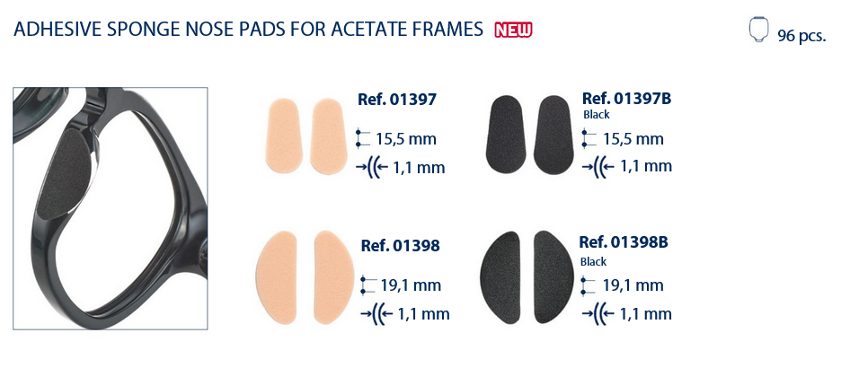 5 Centrostyle Self-Adhesive Sponge Nose Pads