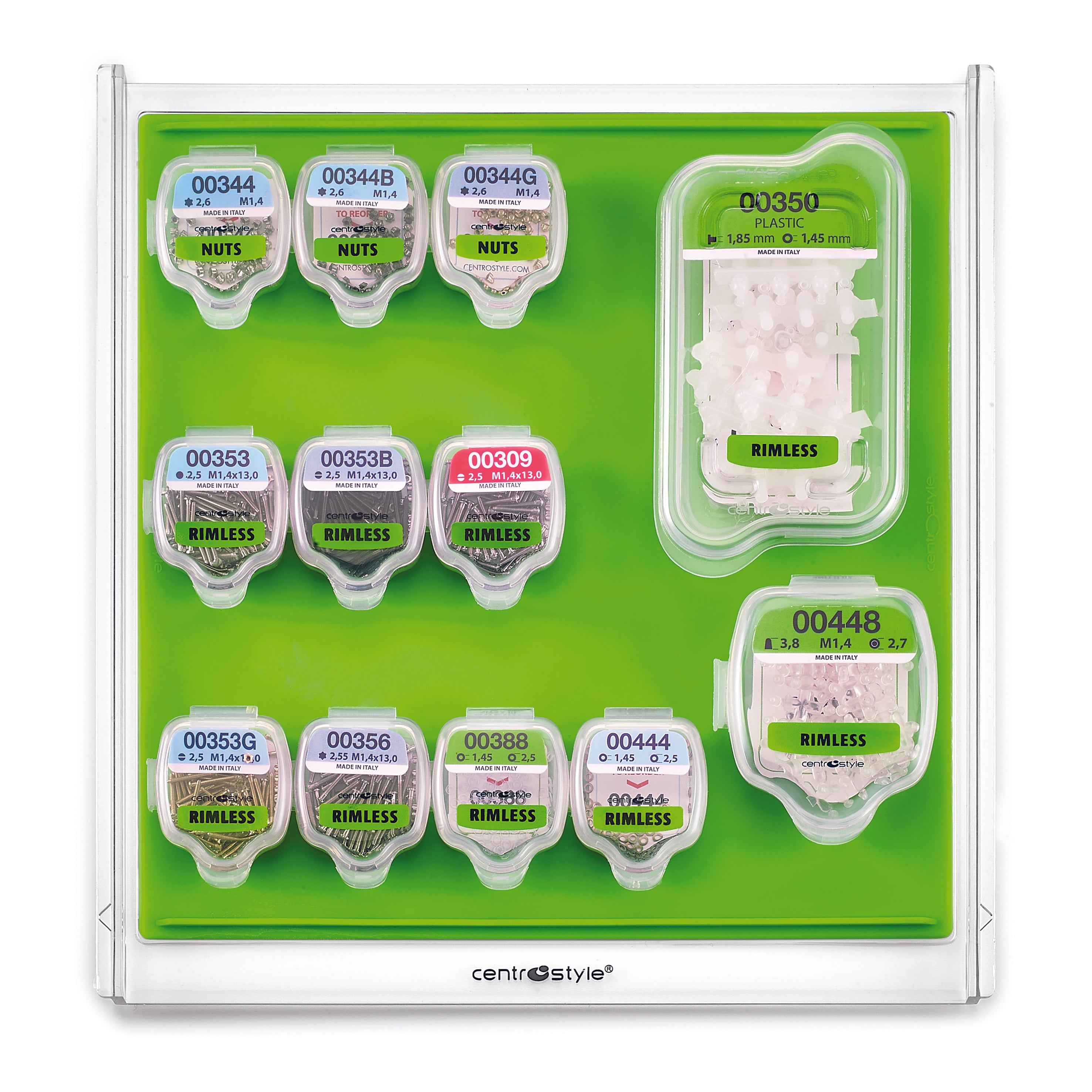 01573 - Screws and Rimless Assembly M 1.4 Kit