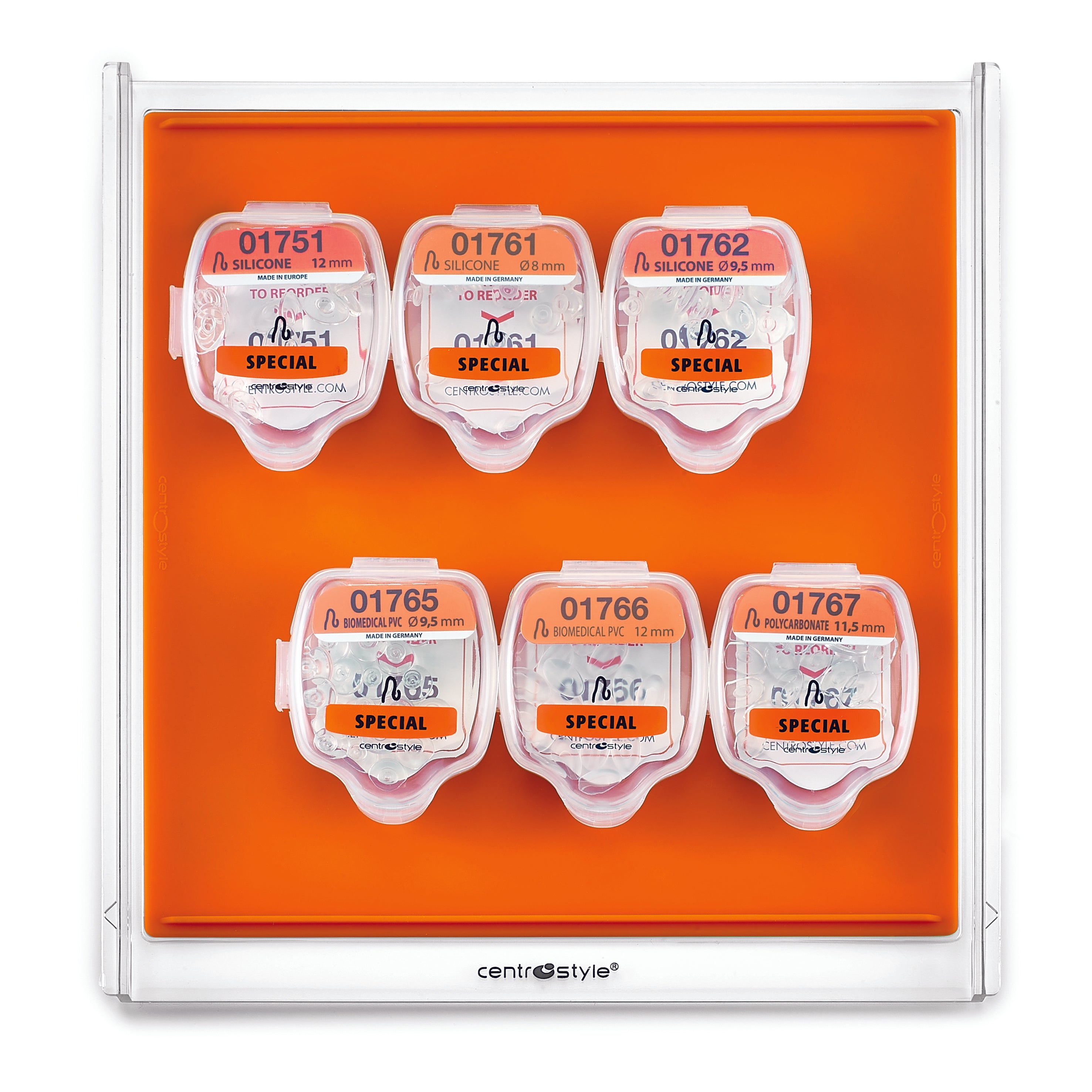 6 01826 - Special Nose Pad kit for Titanium and S/Steel Frames