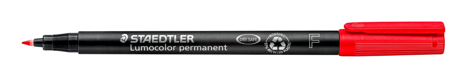 06960 - Fine 0.6mm Red Marker Pen