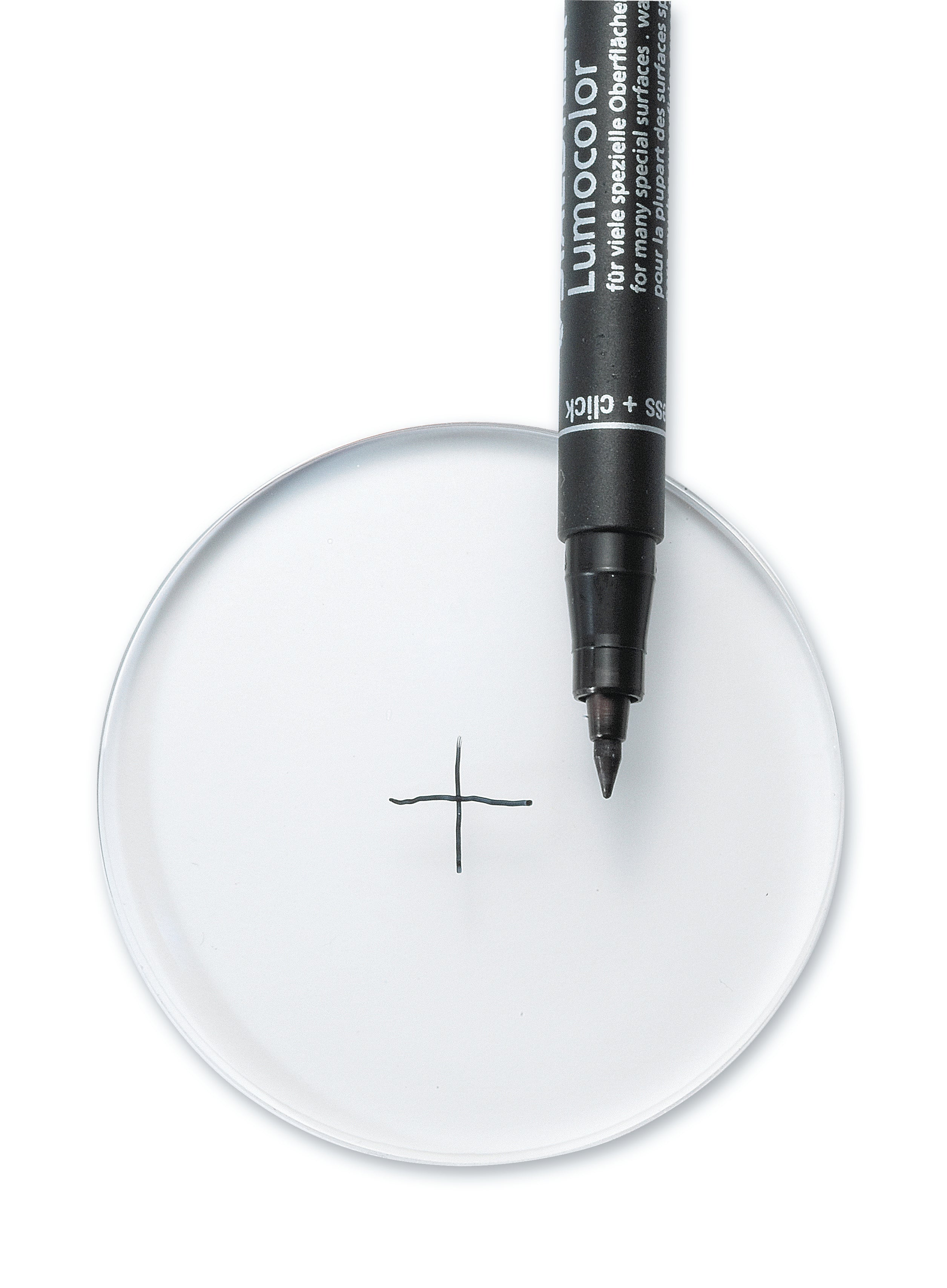 06965 - Fine 0.6mm Black Marker Pen for Coated Lenses