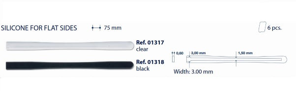Silicone Tips for Flat Sides