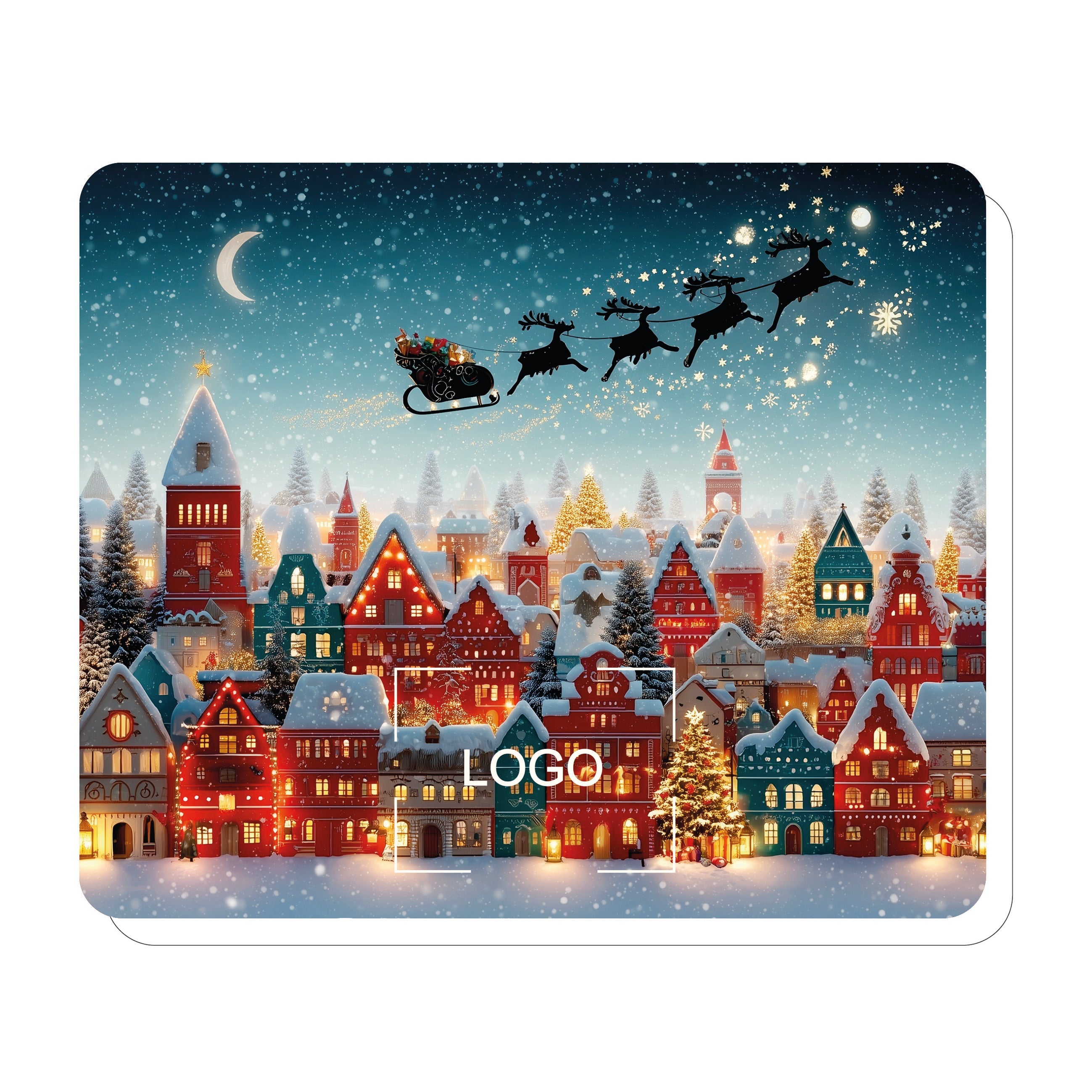 Christmas Collection Microfibre Cleaning Cloth 15x18cm