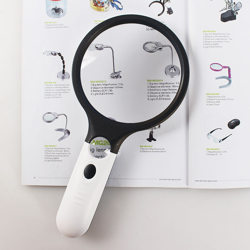 4x/30x LED Handheld Magnifier 108mm