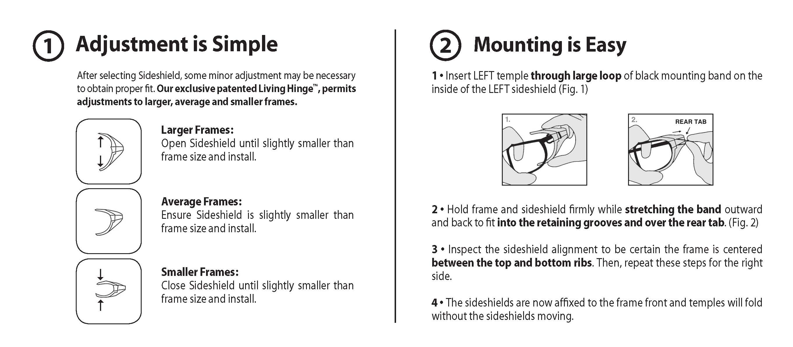 Side Shield Regular Tinted B53