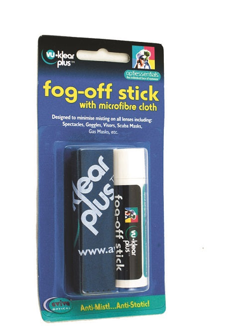 Anti-Fog Stick + Microfibre Cloth