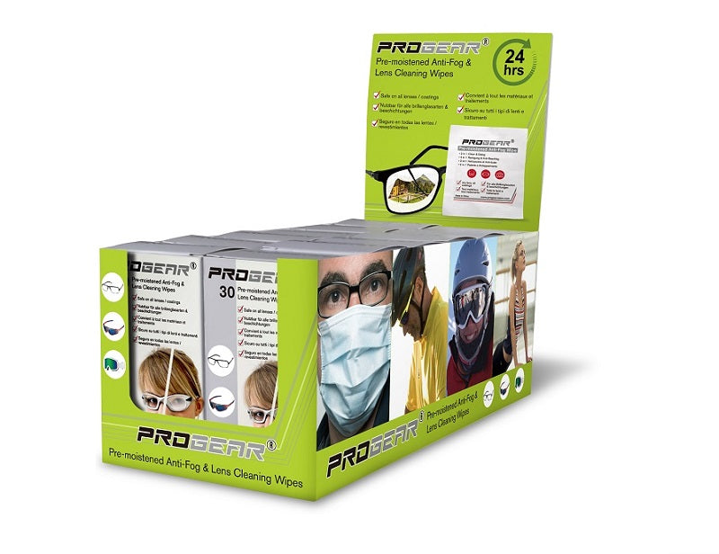 Progear Anti-fog & Lens Cleaning Wipes