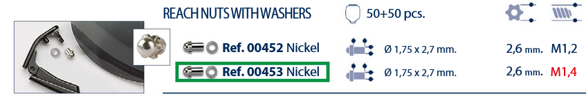Locknuts - Extended with Washers