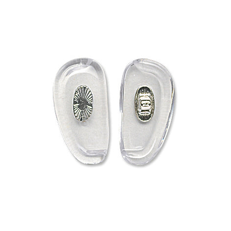 2 Biomedical PVC Nose Pads - D-Shape