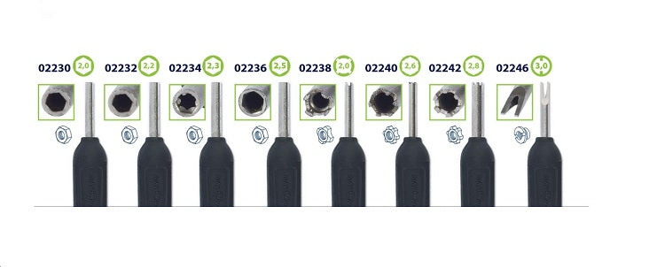 02229 - Individual Nutdrivers for Set