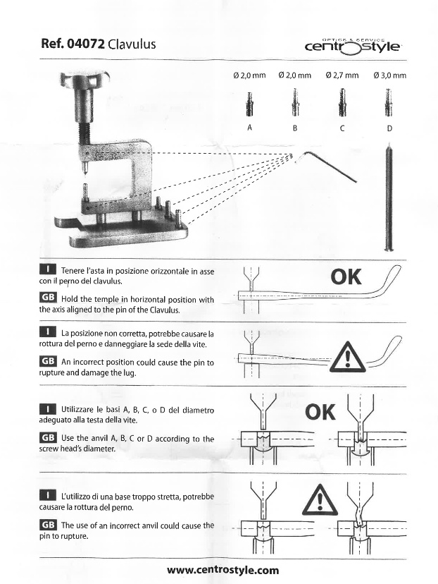 04072 - Handheld Clavulus to Remove Broken Screws