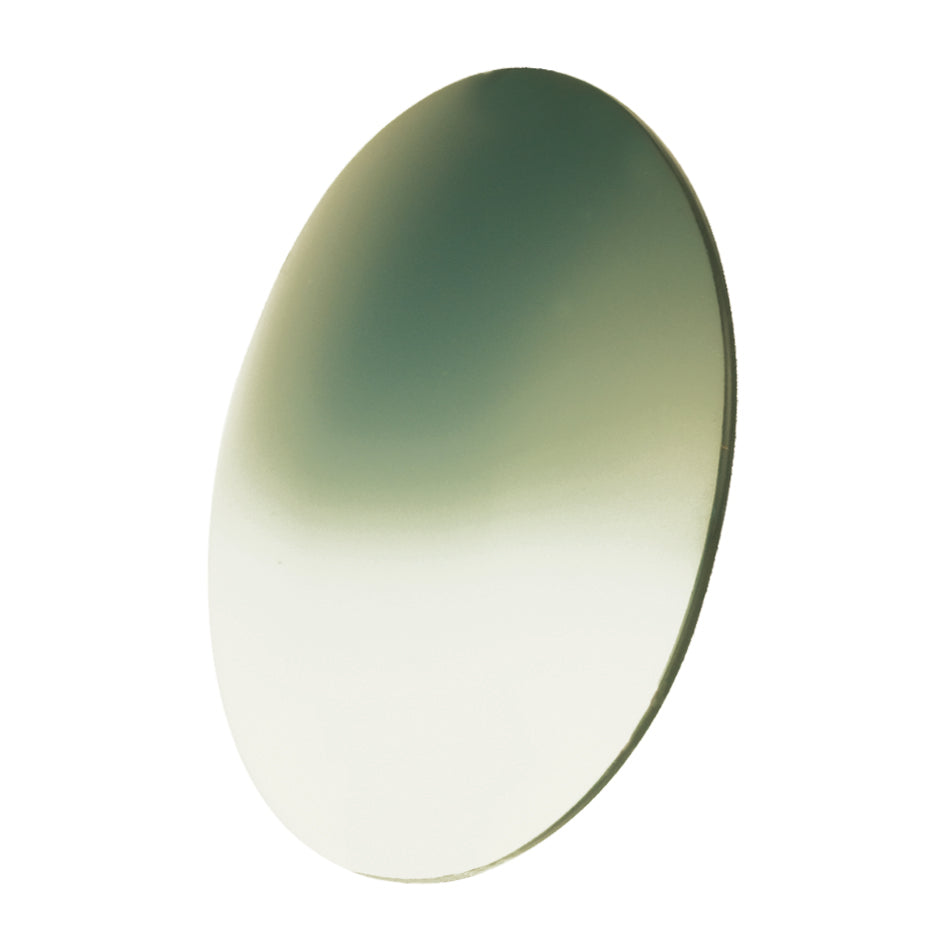 CR39 Classic Full Coloured Tinted Lenses Green-Grey 6 & 8 Base