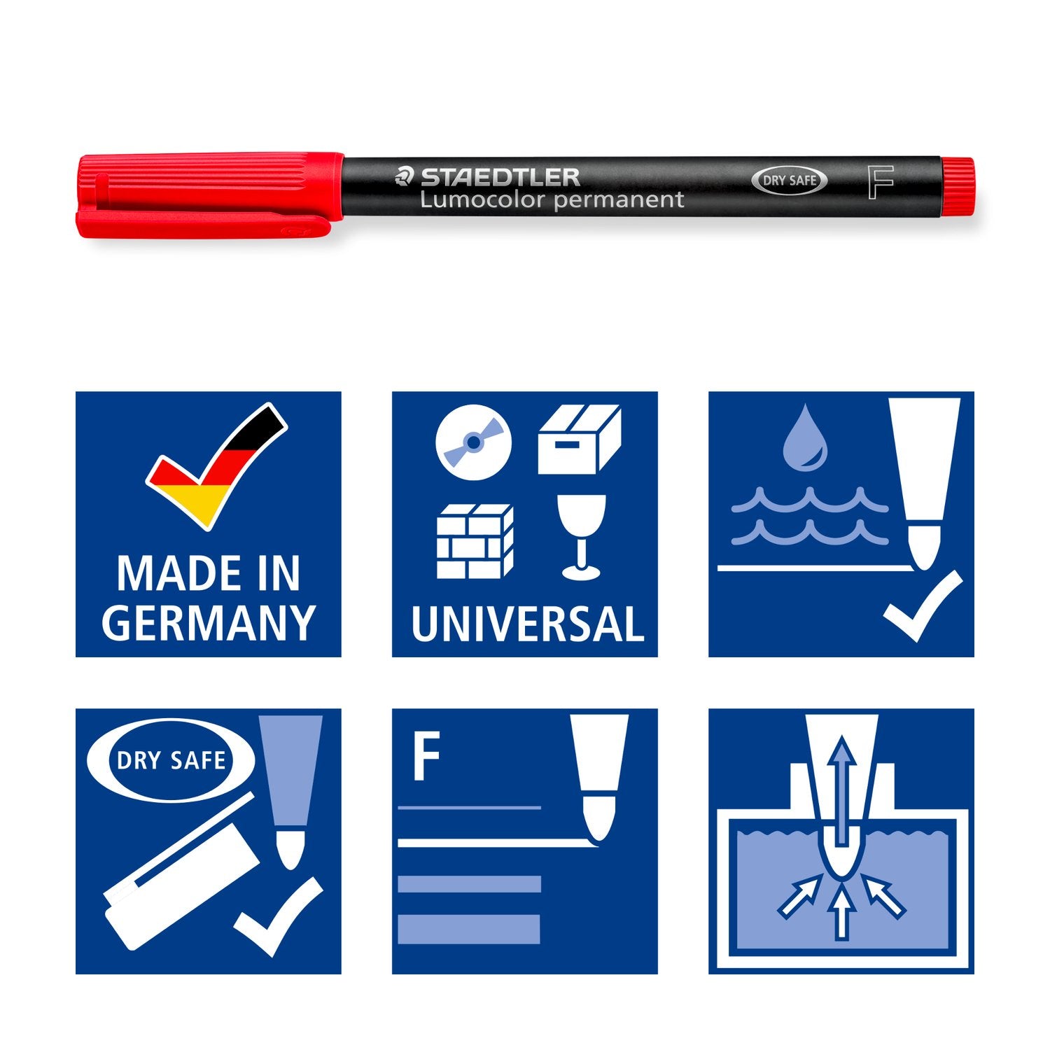 06962 - Fine 0.6mm Black Marker Pen