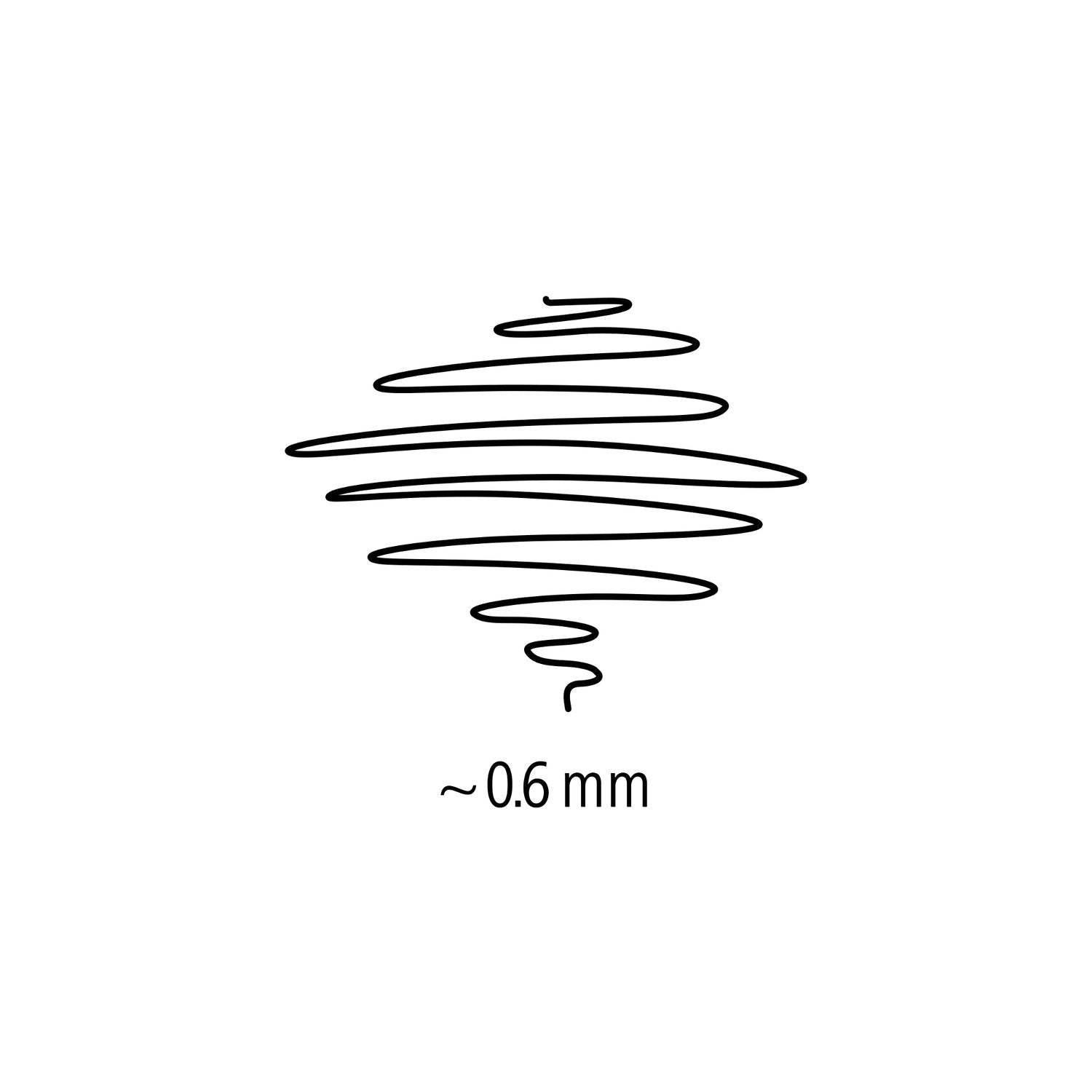 06960 - Fine 0.6mm Red Marker Pen