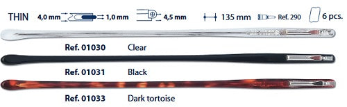 Acetate Flex Temples Thin 1.0mm