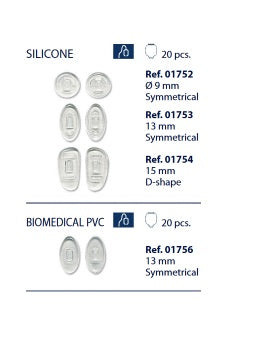 3 Special Fitting Primadonna Nose Pads