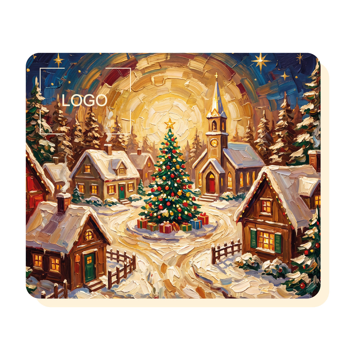 Christmas Collection Microfibre Cleaning Cloth 15x18cm
