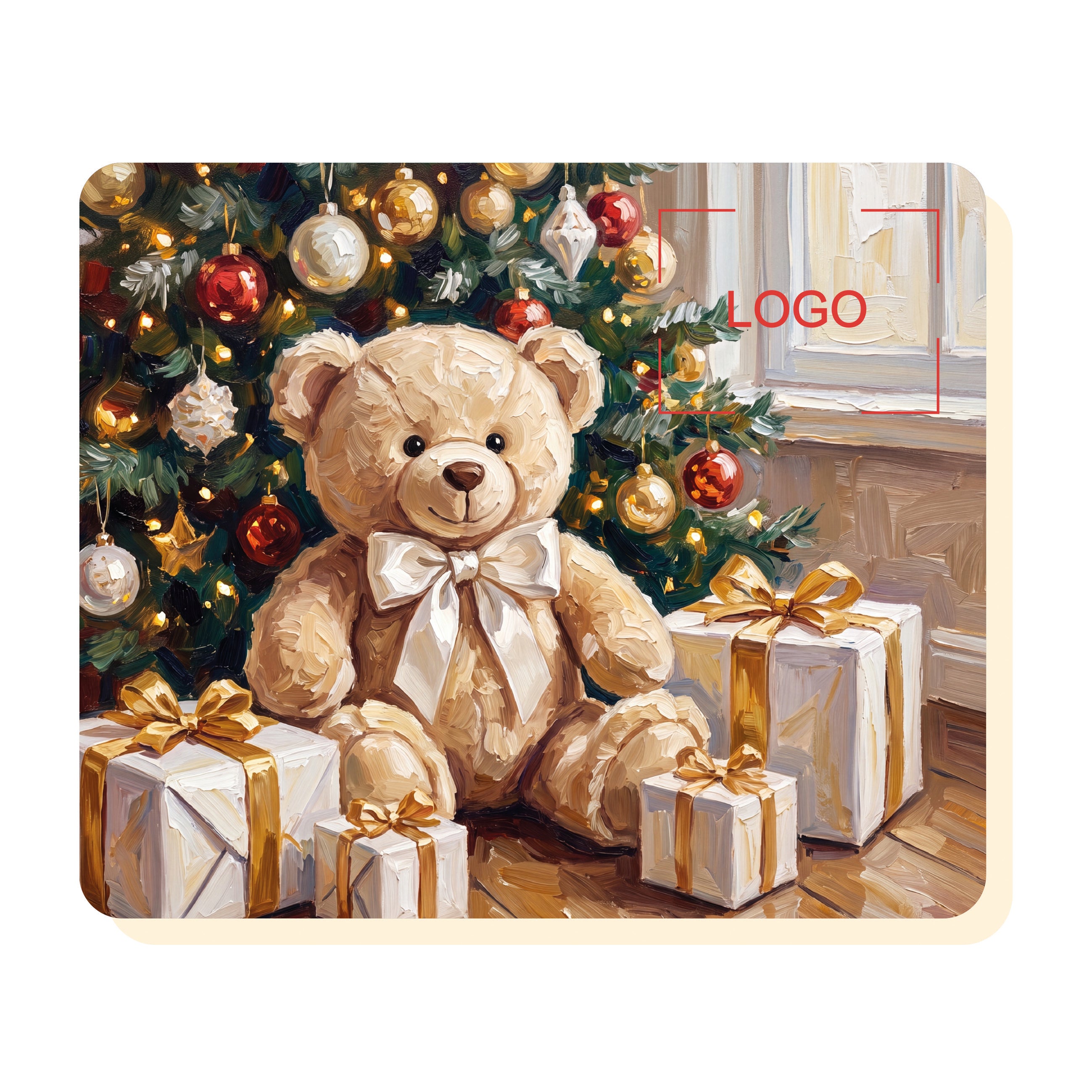 Christmas Collection Microfibre Cleaning Cloth 15x18cm