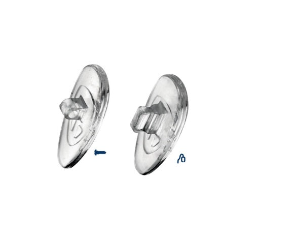 1 Silicone Nose Pads - Slim Line - Symmetrical