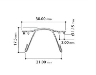 Bridges for Rimless - Steel
