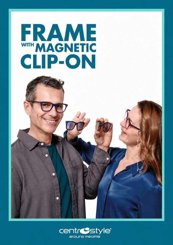 Centrostyle Frame with Magnetic Clip-on