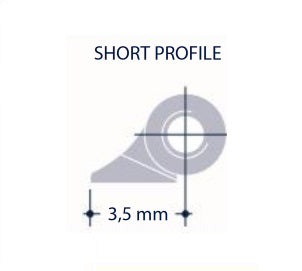 Solder Hinges - Short Profile  - 3.5mm