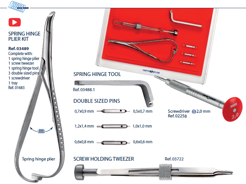 03489 - Spring Hinge Plier Kit